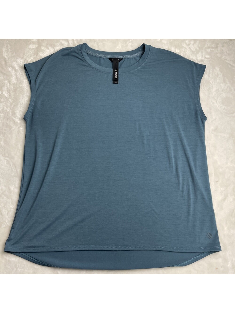 MPG Cloudlight Blue Sleeveless Tank Activewear Athleisure wear Top Women’s Lg